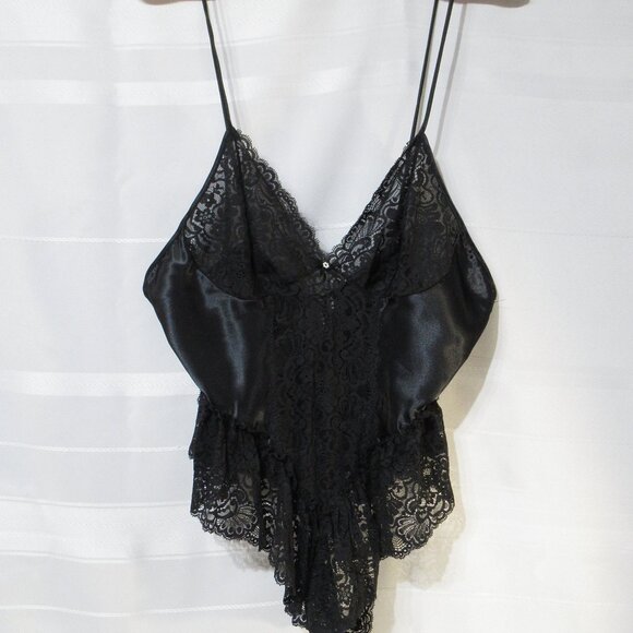 Vandemere Vintage Satin Teddy Romper Panties M - Picture 2 of 10